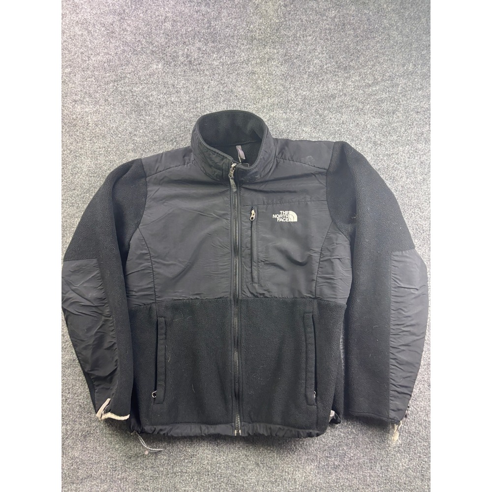The North Face Denali Fleece Jacket Womens Large Black Polartec Full‎ Zip